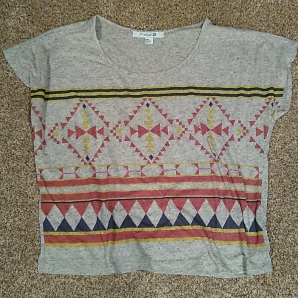 Ladies M/M Gray Designed Shirt